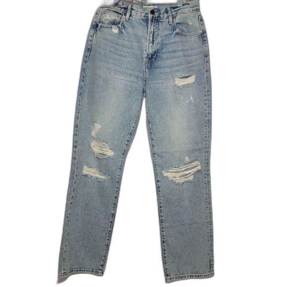 Hidden NWT Distressed Mom Jeans (Size 26) Light Wash - Picture 1 of 15